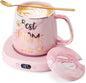 Coffee Mug Warmer & Best MOM Ever Mug Set, Electric Cup Warmer by LOUTYTUO