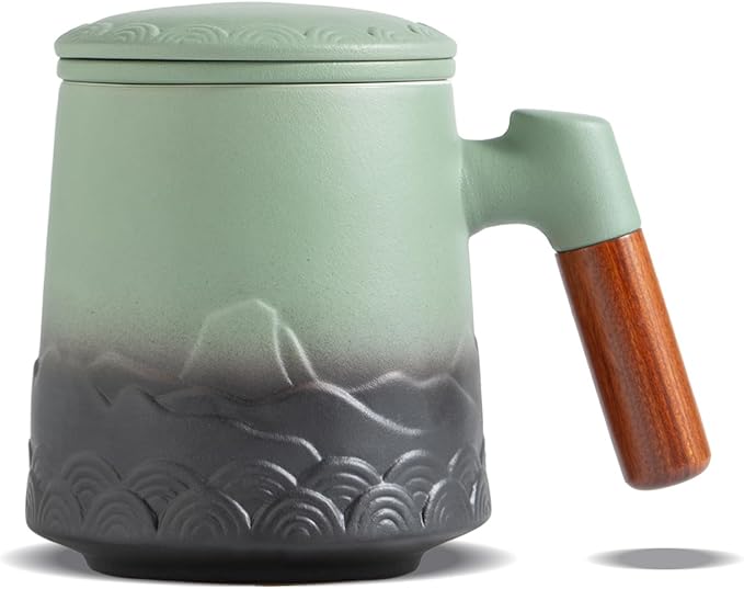 ZENS Tea Mug with Infuser and Lid by ZENSLIFESTYLE
