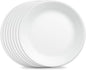 Corelle Vitrelle 8-Piece Dinner Plates Set Triple Layer Glass and Chip Resistant by Corelle