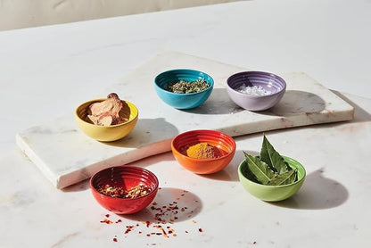 Le Creuset Set Of 6 Vancouver Pinch Bowls 2 Oz Multi - Image 6