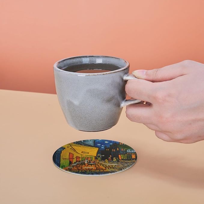 Van Gogh Art Leather Drinks Coasters - Image 7