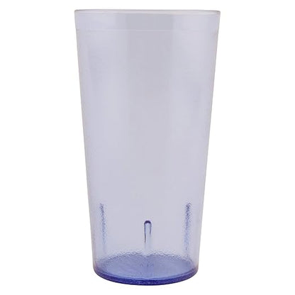 G.E.T. 6632-1-BL-EC Heavy-Duty Plastic Restaurant Tumblers, 32 Ounce, Blue (Set of 4)