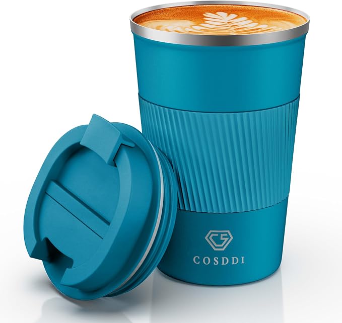 CS COSDDI Stainless Steel Travel Mug 12oz by CSCOSSDI