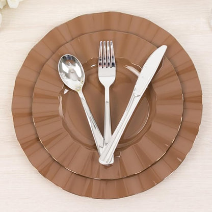 Efavormart 10 Pack Hard Plastic Large Dinner Plates - Image 8