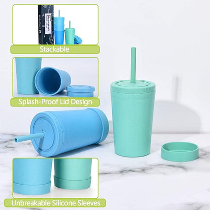 Homestockplus 10 Oz Wheat Straw Reusable Cups - Image 6