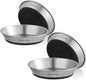 Cat Bowls, 4 Pcs Stainless Steel Pets Bowls for Food and Water, Whisker Fatigue Shallow Non-Slip Cat Dishes Plates for Small Dog Puppies Cats