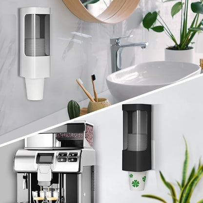 Cup Dispenser, Wall Mount Water Cooler Cups Holder Fit 3-5oz Cup | Fit Paper & - Image 6