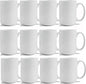 TANGLONG 12PCS Sublimation coffee Mugs 15 oz White Cups by TANGLONG