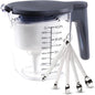 15-Pc Stackable Measuring Cups and Mini Spoons Set by Recogwood