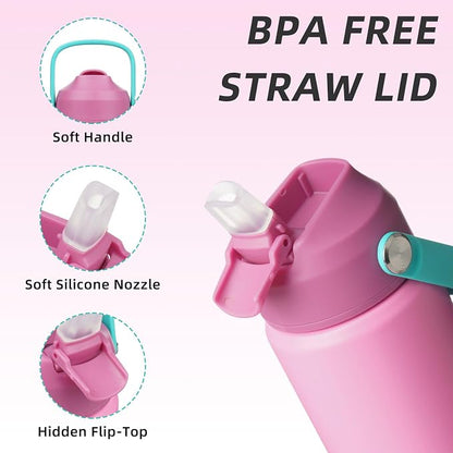 BJPKPK 12oz Insulated Water Bottle, Stainless Steel Bottle - Image 2