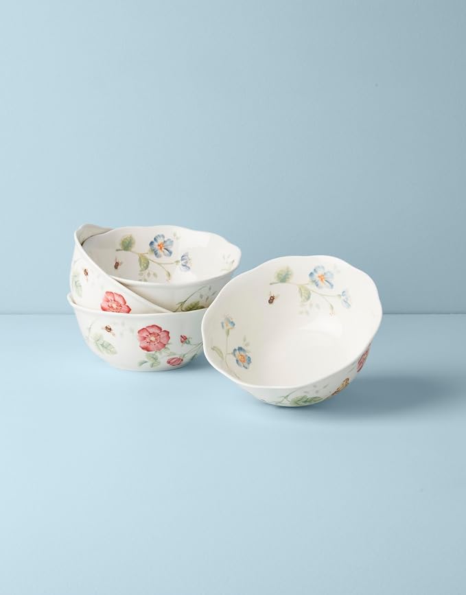 Lenox Butterfly Meadow Large All-Purpose Bowls, Salad Bowl Set - Image 3