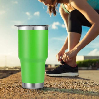D·S 30 oz Lime Tumbler Double Wall Vacuum Insulated Travel Coffee Mug | Double - Image 5