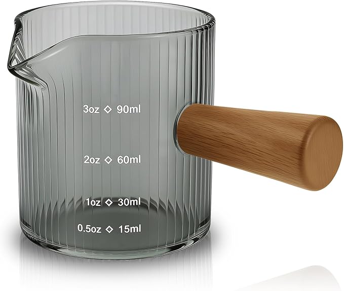 Espresso Measuring Cup 3 Oz, Espresso Glass Cups by Unknown