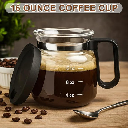 16 Oz Coffee Pot Mug, Mini Coffee Pot Cup, - Image 8