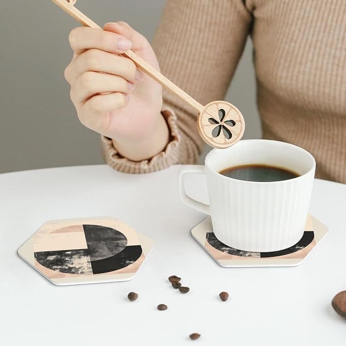 Minimal Abstract Shapes Print Coasters - Image 6