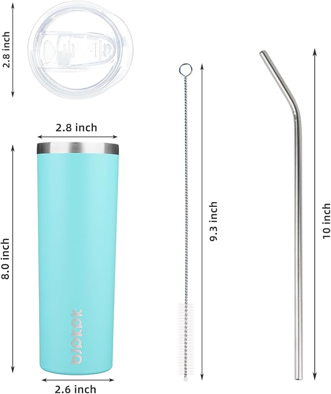 BJPKPK 20 oz 2 Pack Skinny Tumbler - Image 3