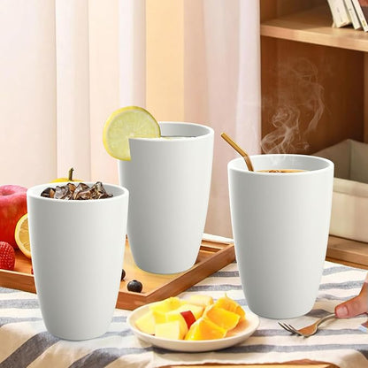 Drinking Glasses 20 OZ, Wheat Straw Cups Set of 6 | Alternatives to Plastic - Image 8