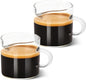 Adorever Espresso Cups Set of 2, 4 oz Double Spouts Espresso Shot Cups by Adorever