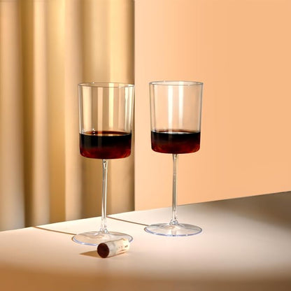 Ciaell 12 Pack Clear Plastic Wine Glasses - 14Oz Plastic Wine Glasses - - Image 7