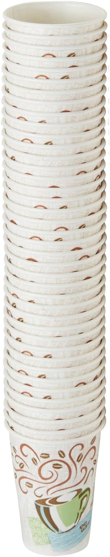 Dixie PerfecTouch Insulated Paper Hot Coffee Cups by GP Pro, 8 oz by Unknown
