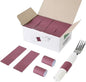 Self-Adhesive Napkin Bands, Burgundy | Wrap silverware & napkins, elegant table by NATURALABEL