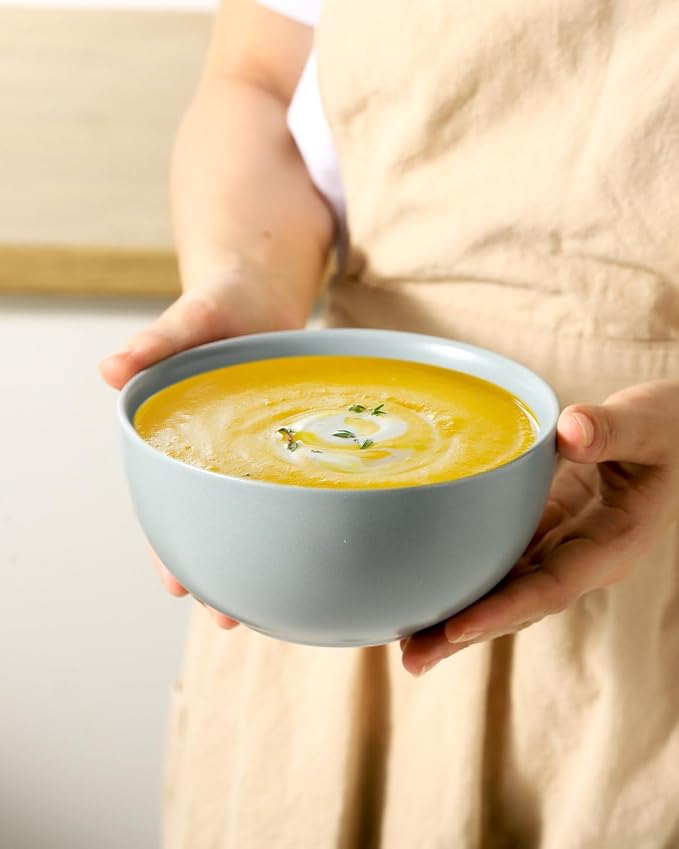 Cereal Bowls Set of 4, 24 oz Bowls - Image 6