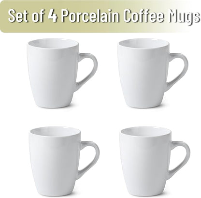 BTaT- Porcelain Coffee Mugs Set, 4 Pack, Cappuccino, Mug Gift Set, Dishwasher - Image 2