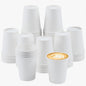 120-pack 9 oz white Paper Cups by Sveikie