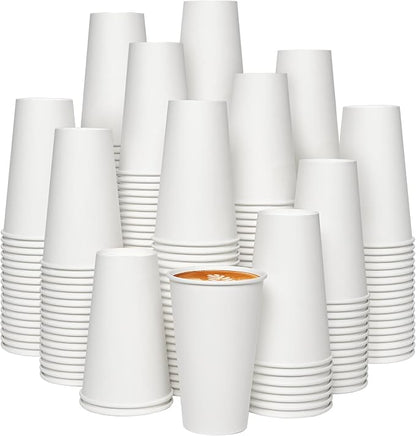 JOLLY CHEF 1000 Pack Disposable Paper Coffee Cups 16 oz | Hot Beverage Paper by JOLLYCHEF