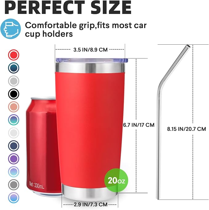 Volhoply 20oz Stainless Steel Tumbler - Image 2