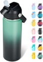 Fijinhom 18oz Insulated Stainless Steel Water Bottle, Wide Mouth Double Wall by Fijinhom