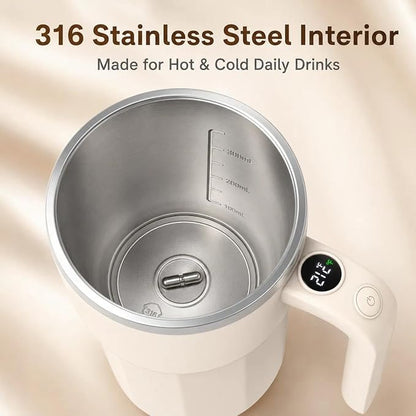 Self Stirring Coffee Mug, 12oz Rechargeable Magnetic Mixing Cup - Image 4