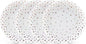 Mikasa Millie Gold Metallic Set of 4 Dinner Plates, 10.5 Inch by Mikasa