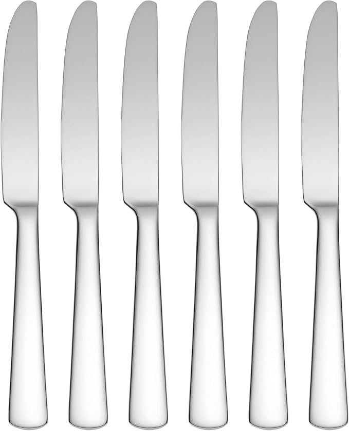 Oneida Aptitude Everyday Flatware Dinner Knives, 18/0 Stainless Steel, by Oneida