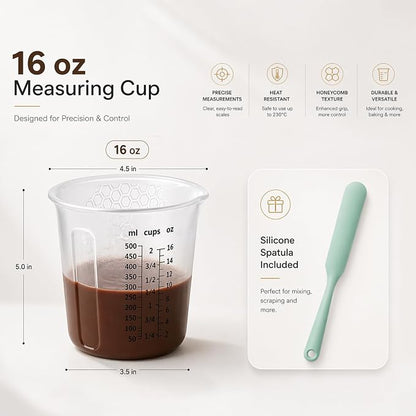 Palksky Silicone Measuring Cups Set 2-Cup - Image 6