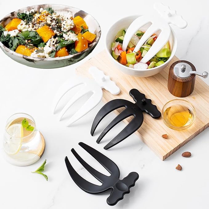 Salad Hands 2 Pack Plastic Salad Mixer Salad Servers Salad Claw - Image 9