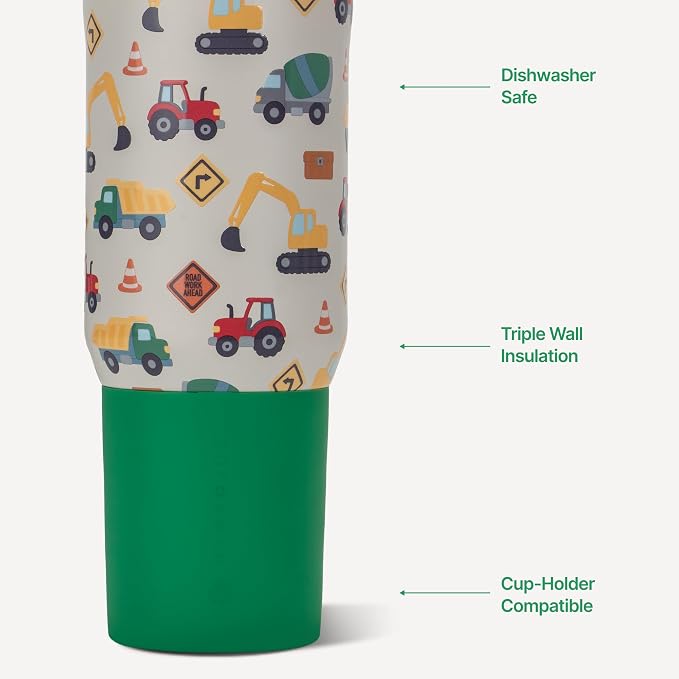 HydroJug Sport 20 oz Insulated Stainless Steel Water Bottle, Under Construction - Image 3