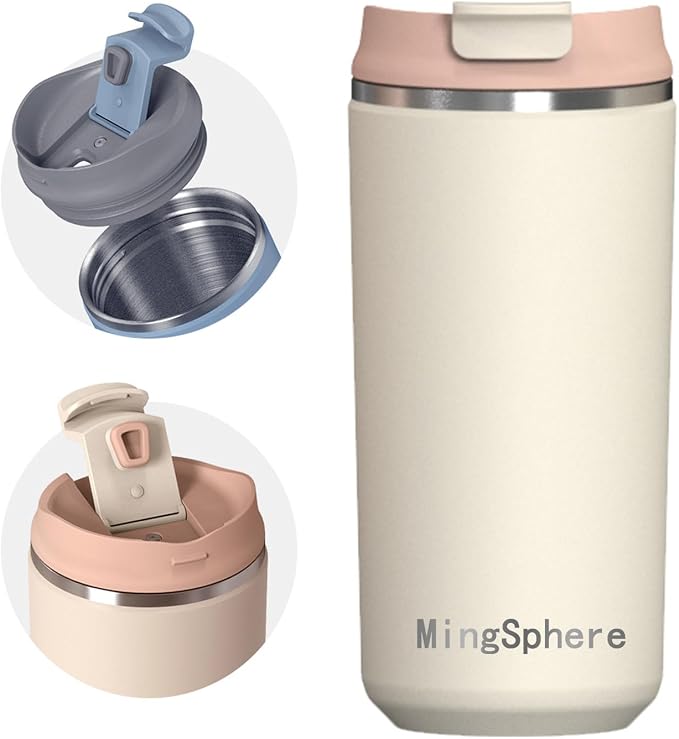 16oz Insulated Stainless Steel Coffee Cup - Image 6