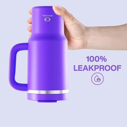 32 oz Tumbler with Handle and Straw: Stainless Steel Insulated Tumbler Keeps - Image 5