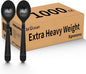1000 Count Plastic Spoons Heavy Duty Disposable Spoons Black Extra Heavyweight by Biocean