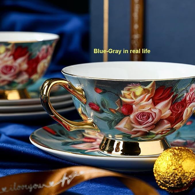 Bone China Cup& Saucer Set - Image 4