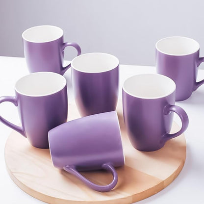 Coffee Mugs Set of 6, 12oz Ceramic Coffee Mugs by Unknown