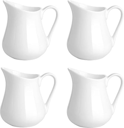 Gurygo 4 Pack 4 Oz Classic White Creamer by FocusonHomeKitchen