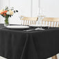 maxmill Tablecloth Weaved Texture Stain Resistant Waterproof, Wrinkle Resistant Washable Table Cloth, Fabric Table Cover for Dining Room, Indoor Outdoor Use, Rectangle 60 x 120 Inch, Black
