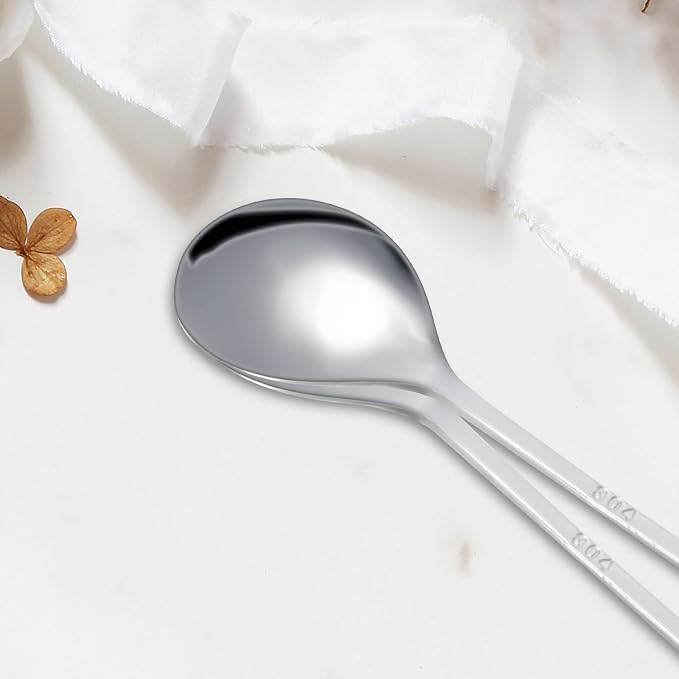 Creative spoons in multiple colors. They can be used to stir flower tea - Image 2