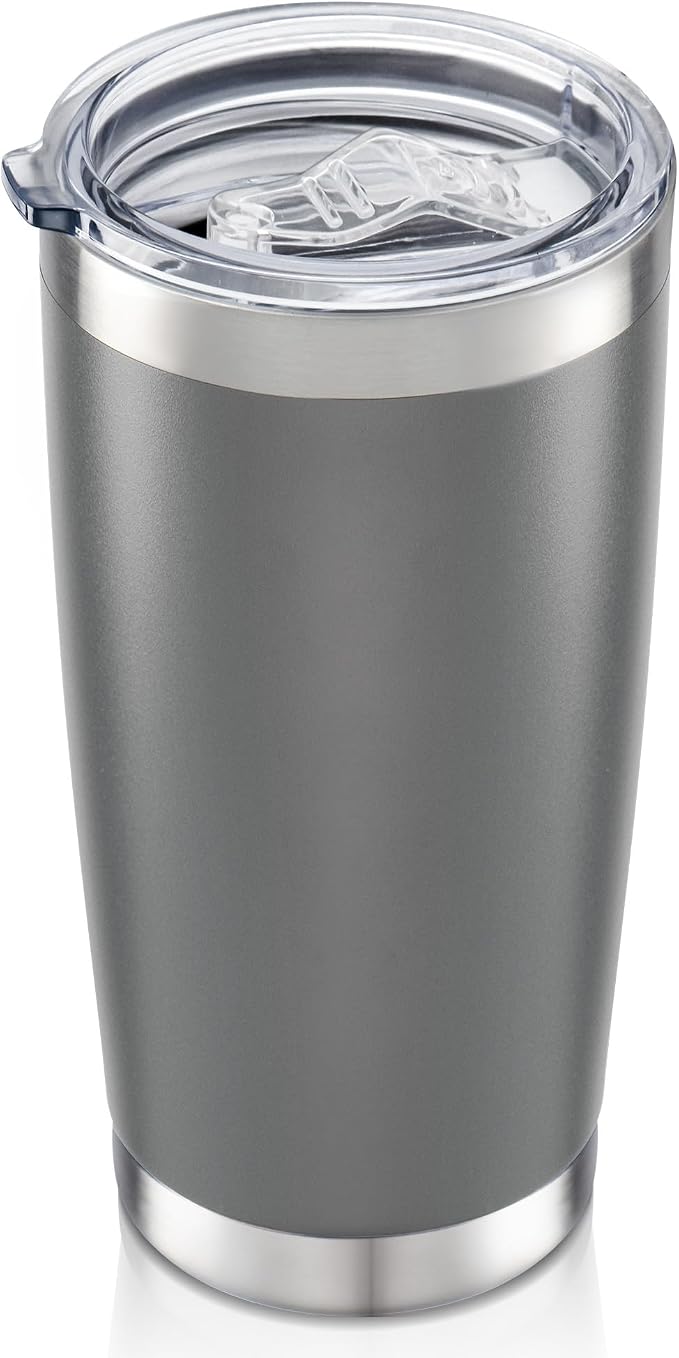 20 oz Tumbler with Lid Stainless Steel Insulated Tumblers, 1 Pack | Leak Proof by Unknown