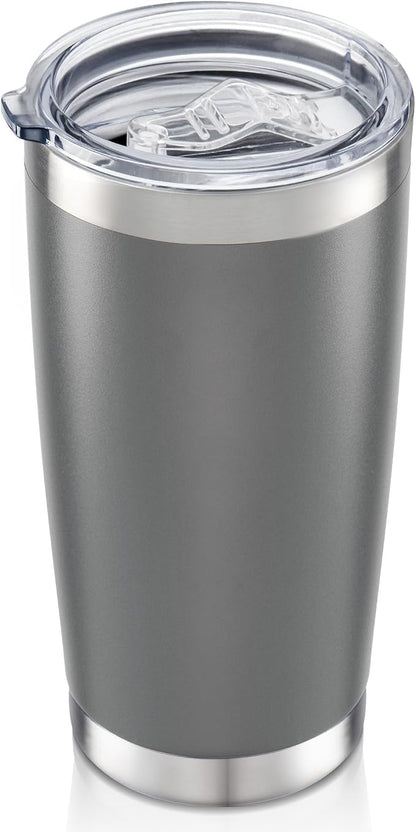 20 oz Tumbler with Lid Stainless Steel Insulated Tumblers, 1 Pack | Leak Proof by Unknown