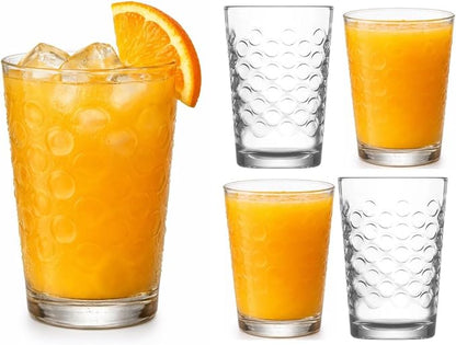 BOHEM'S Small Juice Glasses, 7 Oz, Drinking Glassware by BOHEMS