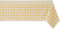 DII Checkered Tabletop Collection 100% Cotton, Machine Washable, Tablecloth by DII