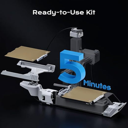 Chitu Systems PlateCycler C1M for Bambu Lab A1 Mini 3D Printer, Automatic Build Plate Changer, Multi Plate System, Hands-Free Batch Printing, Easy 3D Printer Accessories & Upgrade (4Pcs Build Plate)
